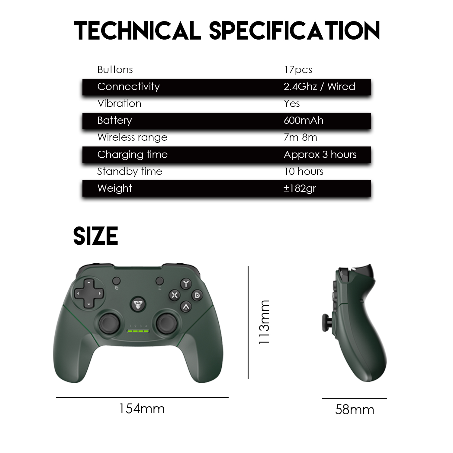 Fantech WGP12 Wireless Gaming Controller - Image 2