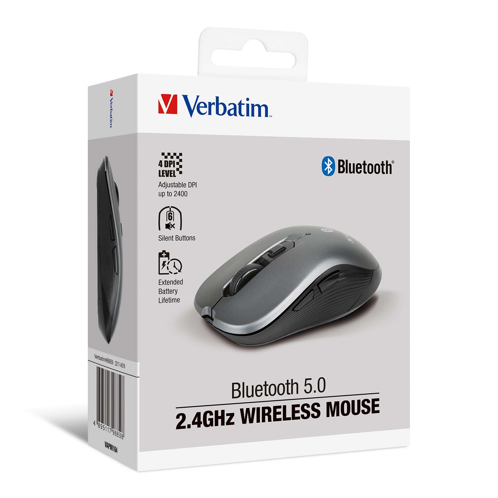 Verbatim Bluetooth 5.0 & 2.4GHz Wireless Mouse